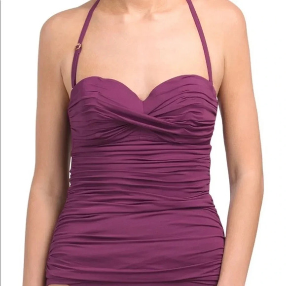 Bleu Rod Beattie Women's Kore Twist-Front Shirred and Bikini Bottom Set - Picture 5 of 12